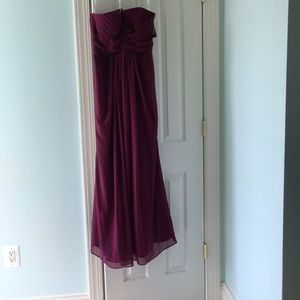 David’s bridal Sangria bridesmaid dress